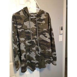 Soft camo hoodie